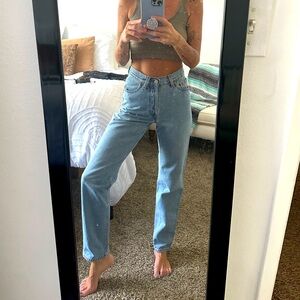 Levi's Light Blue Straight Leg Jeans